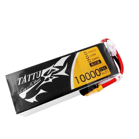 Tattu Battery 4s-6s 35c 25c 6600mah 10000mah 12000mah 16000mah 2200mah Lithium Rc Battery for Uav Airplane